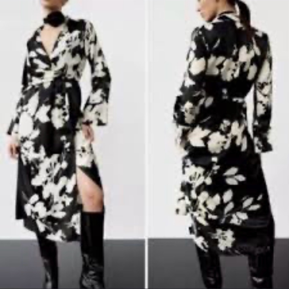 NEW ZARA WRAP DRESS